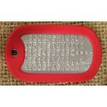 Red Dog Tag Silencer on Mil-Spec matte dogtag