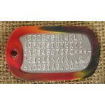 Vulcan Dog Tag Silencer on Mil-Spec matte dogtag