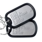 USAF Dog Tags with Silencers (Cold War/Desert Storm era)