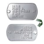 USAF Dog Tags Reverse Side (Cold War/Desert Storm era)