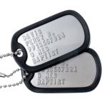US Air Force Dog Tags with Silencers
