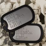 USAF Dog Tags on Historical Air Crew Photo