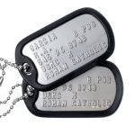 USMC Dog Tags with Silencers (Cold War/Desert Storm era)