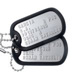 USMC Dog Tags with Silencers