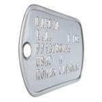 USMC Dog Tag Closeup