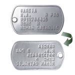 USMC Dog Tags Reverse Side