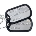 USN Dog Tags with Silencers (Cold War/Desert Storm era)