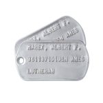 US Army Dog Tags (Cold War/Desert Storm era)