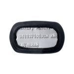 USN Dog Tag with WWII Style Gas-mask hose-ring latex rubber silencer (Cold War/Desert Storm era)