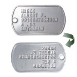 US Navy Dog Tags Reverse Side