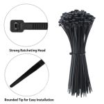 Black Nylon Zip Tie 