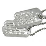 Replica 1942 WWII US Army Dog Tags