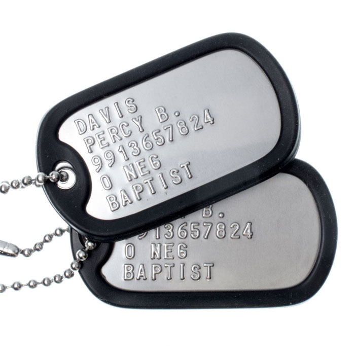 Military Stainless Steel Dog Tags | Save $$ Here