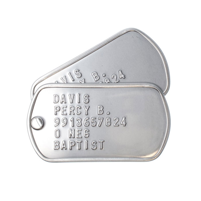 Military Dog Tags, No Silencers