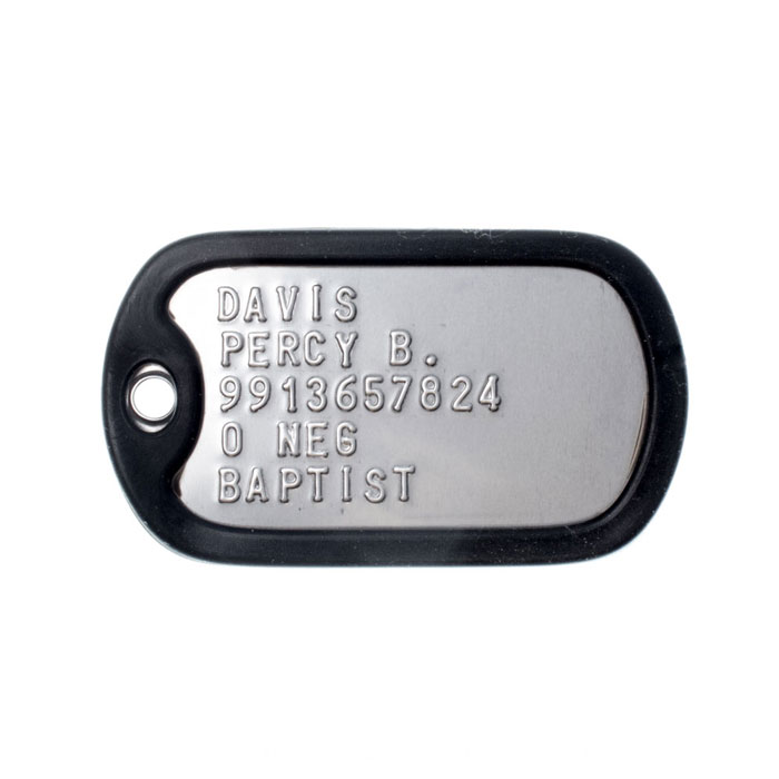 Custom MilSpec Dog Tag Set (2-Sided)