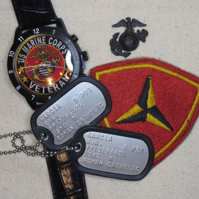 USMC Dog Tags - Regulation Formt Replacements