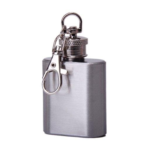 Bokon 10 Pcs Keychain Flask Bulk Stainless Steel Mini Flask with 10 Plastic  Funnels Portable Pocket Flask Leak Proof Drinking Hip Flask Wedding Gifts