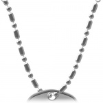 Nickel Long Bar-BallChain