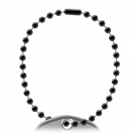 Stiff Black Short BallChain