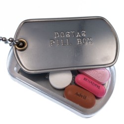 Dog Tag PillBox