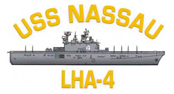 USS Nassau LHA-4 Decal