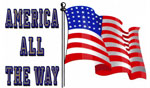 America All The Way Decal