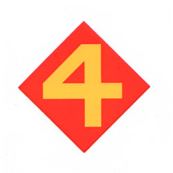 4th Marine Division Decal