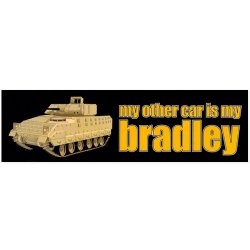 My Other Car is a Bradley Decal