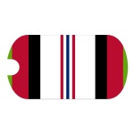 Afghanistan Ribbon Tag Sticker
