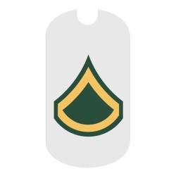 PFC Rank Tag Sticker