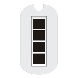 Army CW4 Rank Tag Sticker