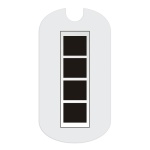 Army CW4 Rank Tag Sticker