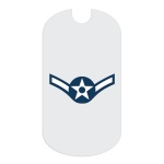 Air Force Amn Rank Tag Sticker