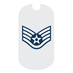 Air Force SSgt Rank Tag Sticker