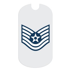 Air Force TSgt Rank Tag Sticker