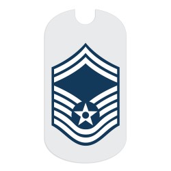 Air Force SMSgt Rank Tag Sticker