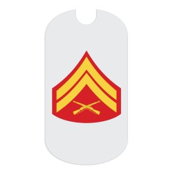 USMC Cpl Rank Tag Sticker