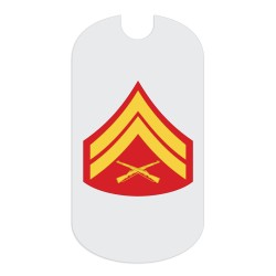 USMC Cpl Rank Tag Sticker