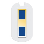 Navy WO1 Rank Tag Sticker