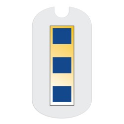 Navy CWO2 Rank Tag Sticker