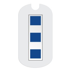 Navy CW4 Rank Tag Sticker