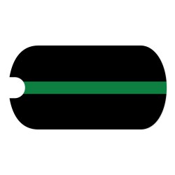 Thin Green Line Tag Sticker