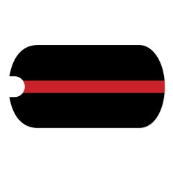 Thin Red Line Tag Sticker