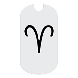 Aries Zodiac Tag Sticker