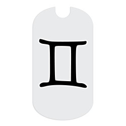 Gemini Zodiac Tag Sticker