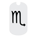 Scorpio Zodiac Tag Sticker