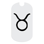 Taurus Zodiac Tag Sticker