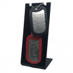 Short Dogtag Display