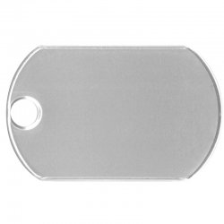 Jumbo Matte Dog Tag