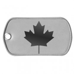 Canada Maple Leaf Dog Tag